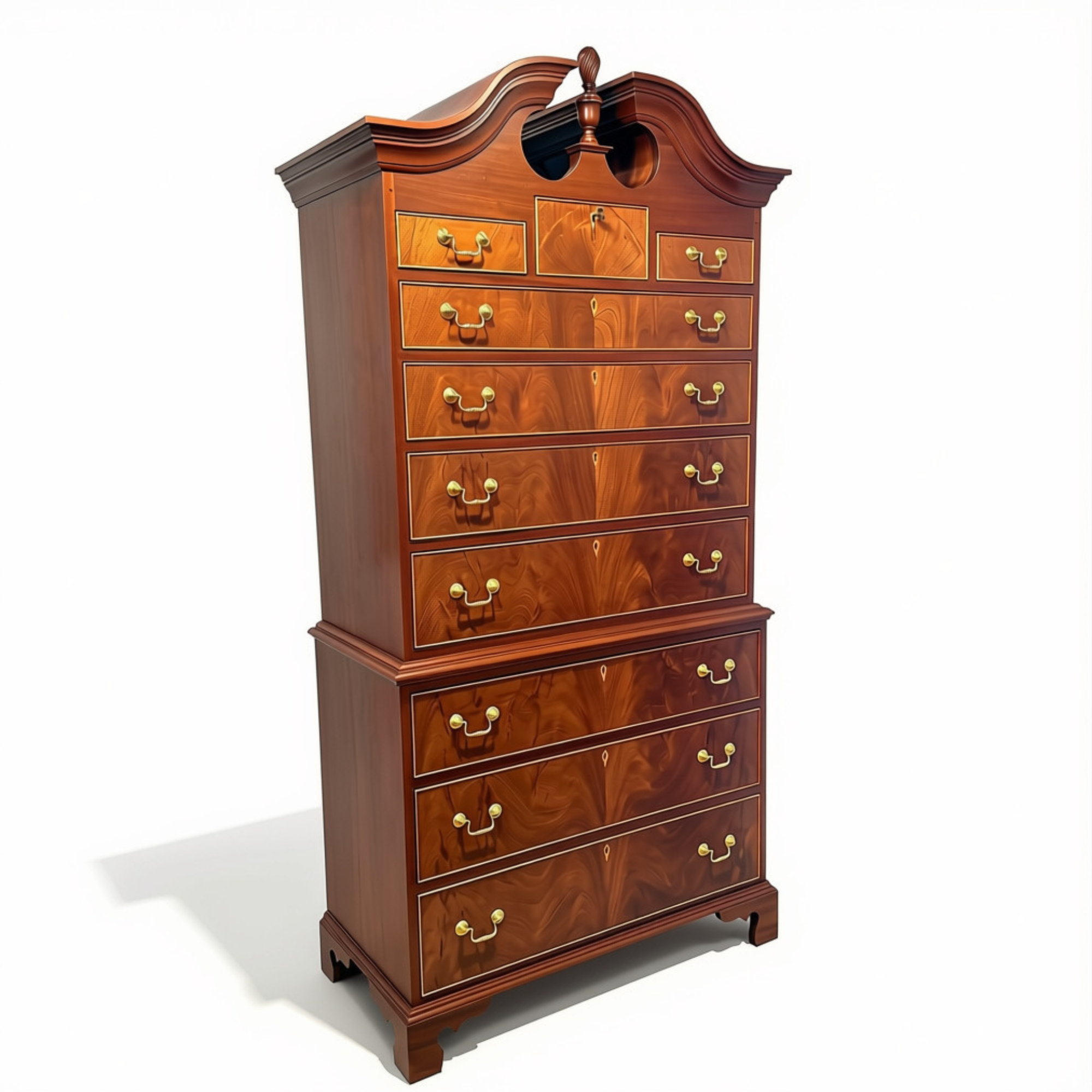 Charleston Chest with Full Bonnet