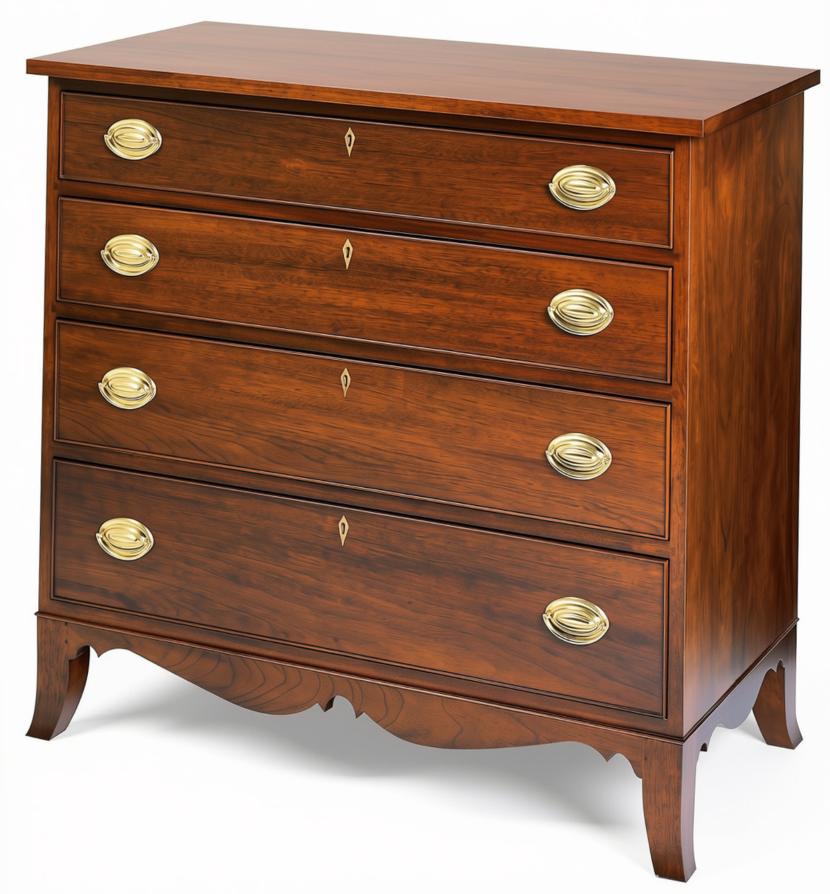 Hepplewhite 4-Drawer Chest
