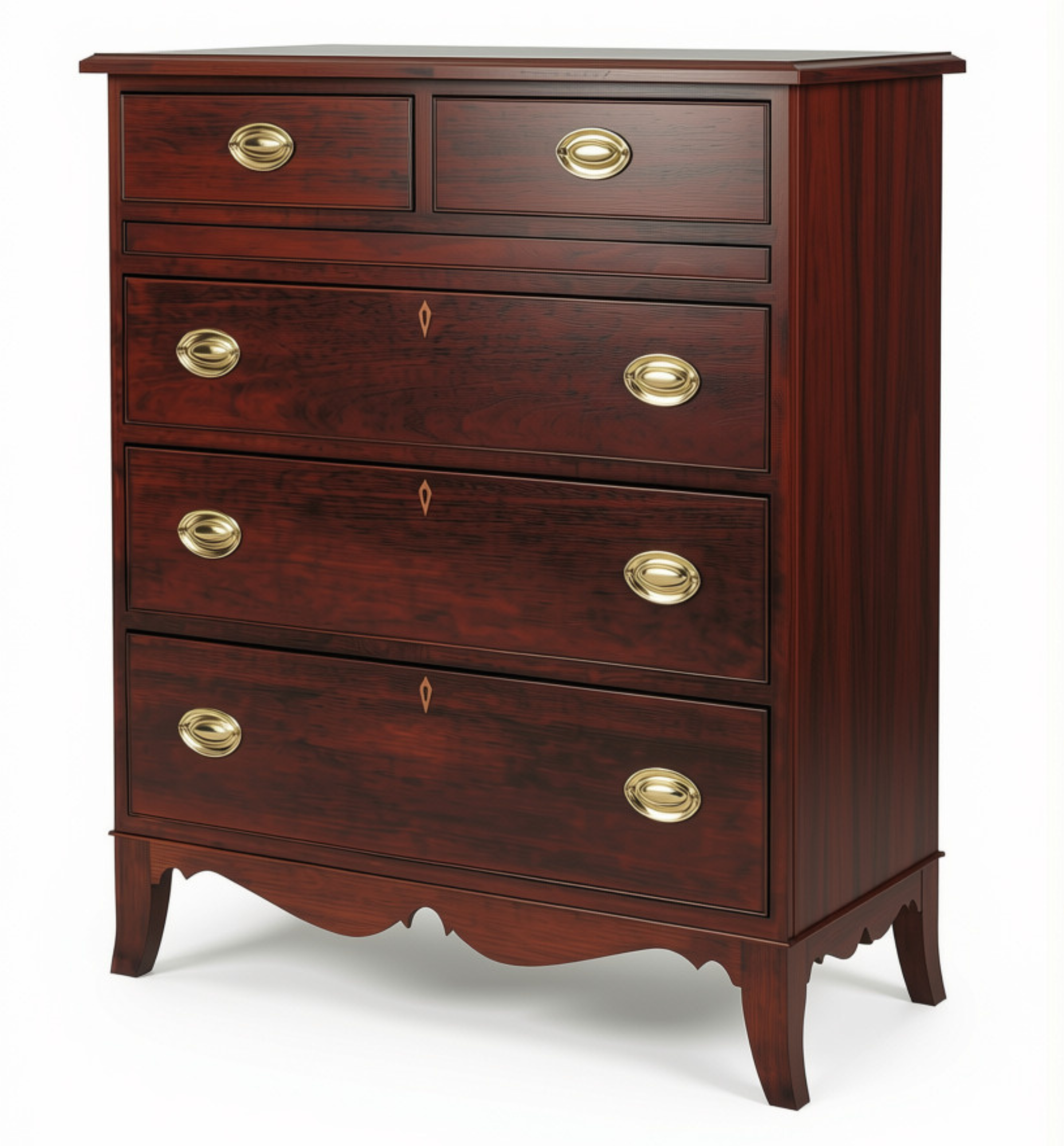 Hepplewhite 4-Drawer Chest