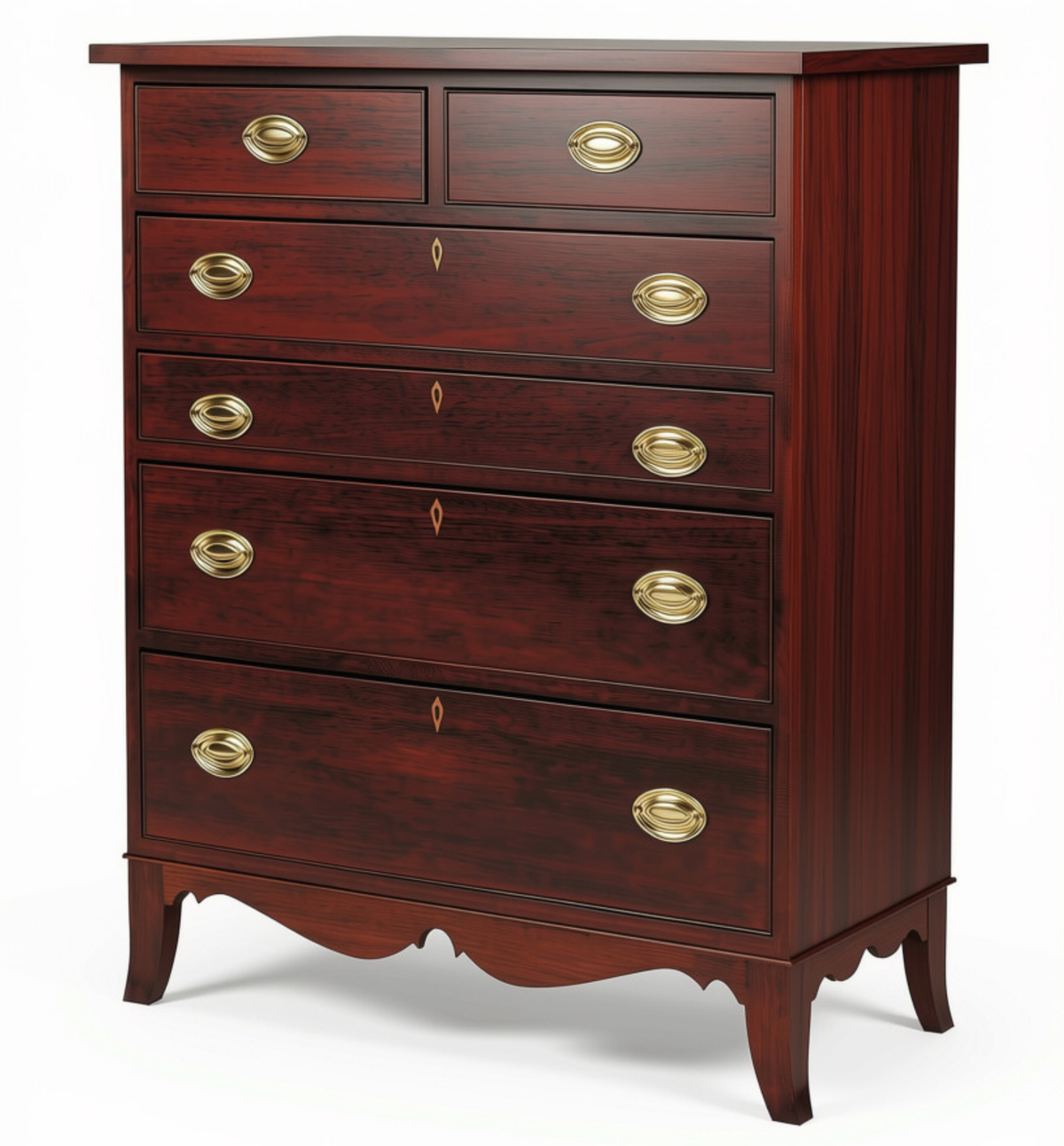 Hepplewhite 5-Drawer Chest