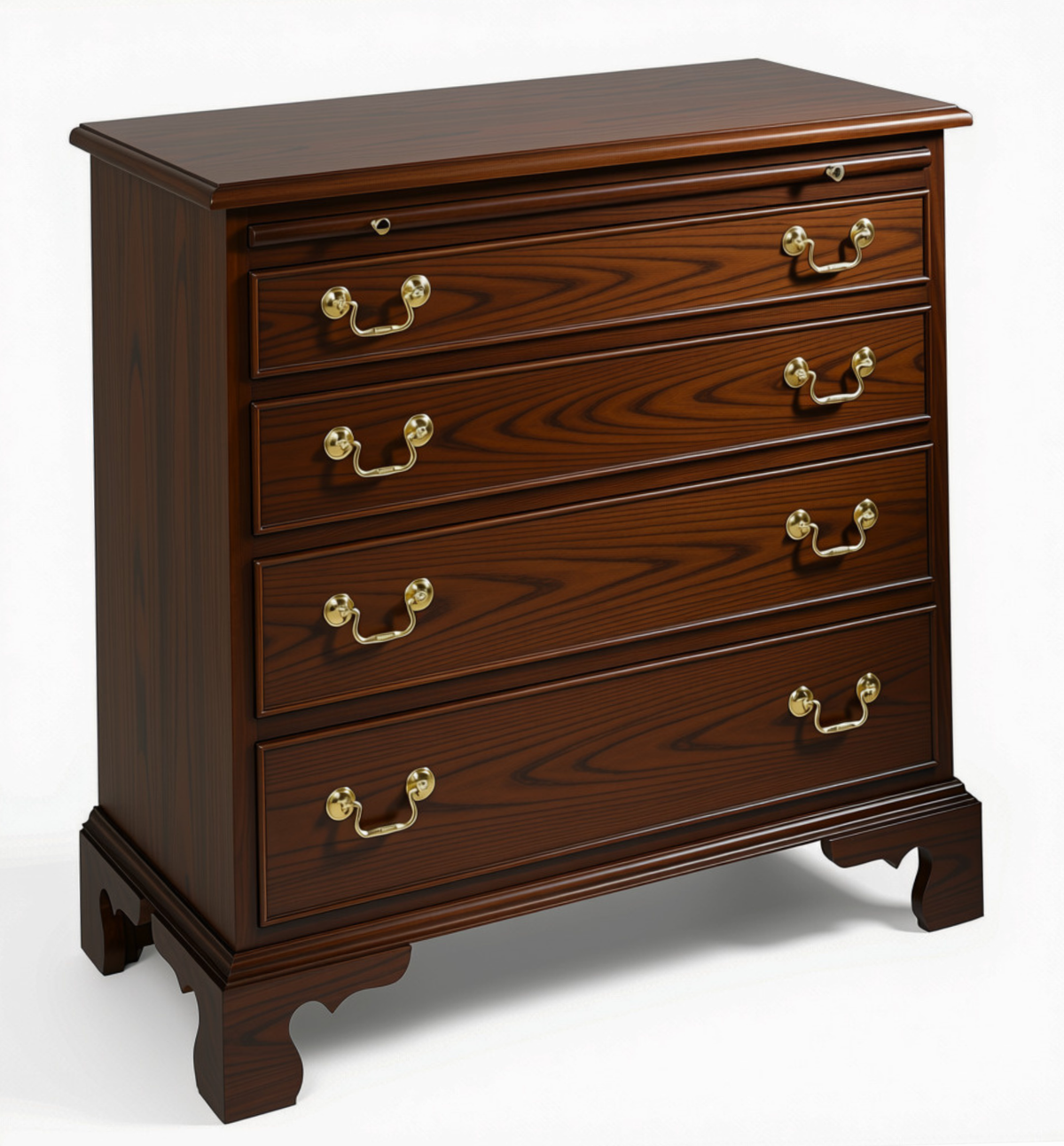 Chippendale Bachelor's Chest with Drawers
