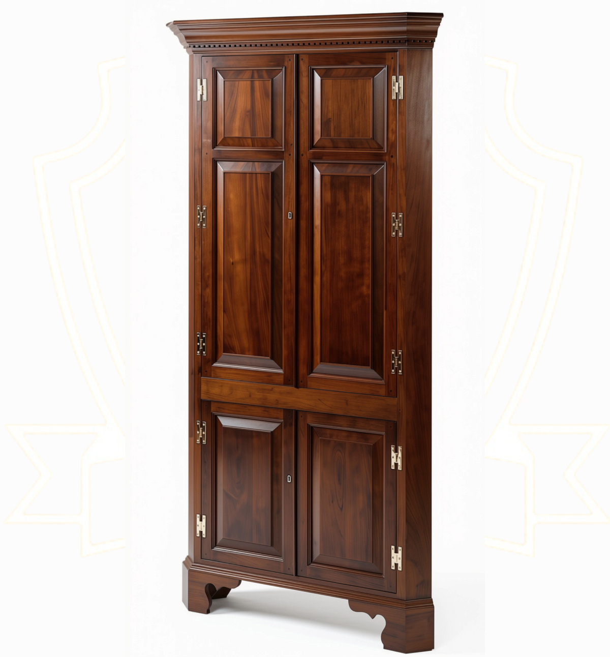 Chippendale Corner Cupboard 29"