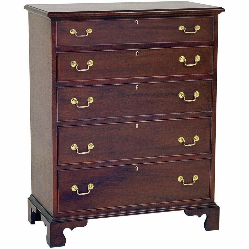 Chippendale Chest with 5 drawers