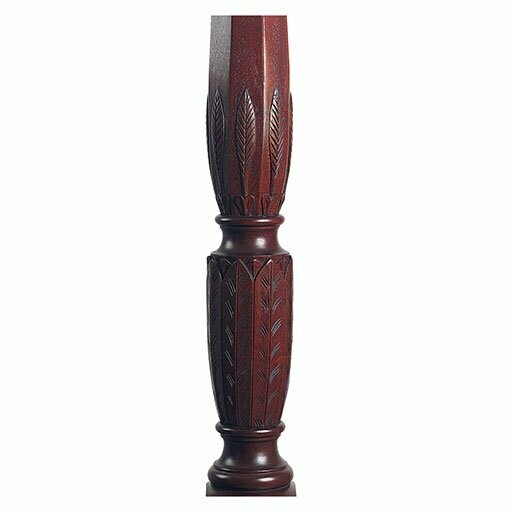 Virginia Bed 4" Hand Carved Posts