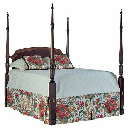 Virginia Bed 4" Hand Carved Posts