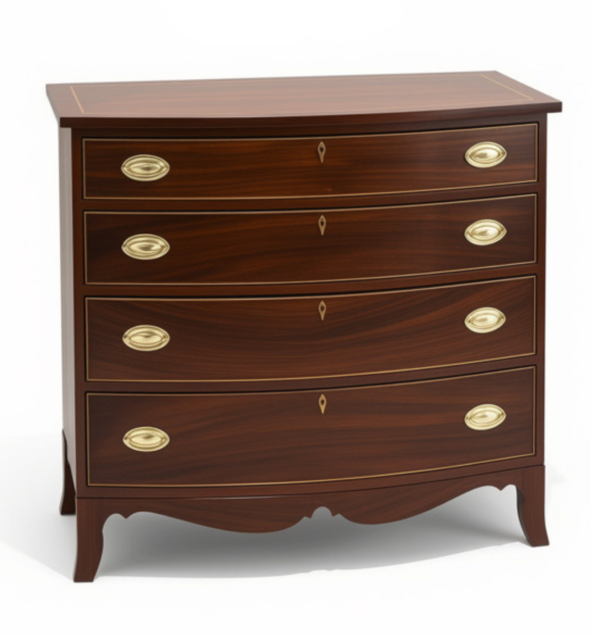 Hepplewhite Bowfront Chest