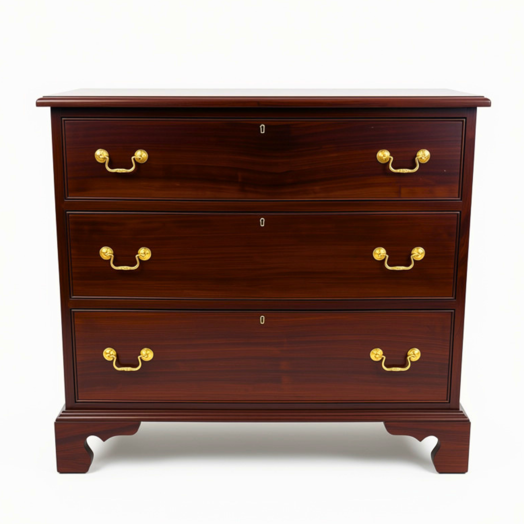 Chippendale 3-Drawer Chest