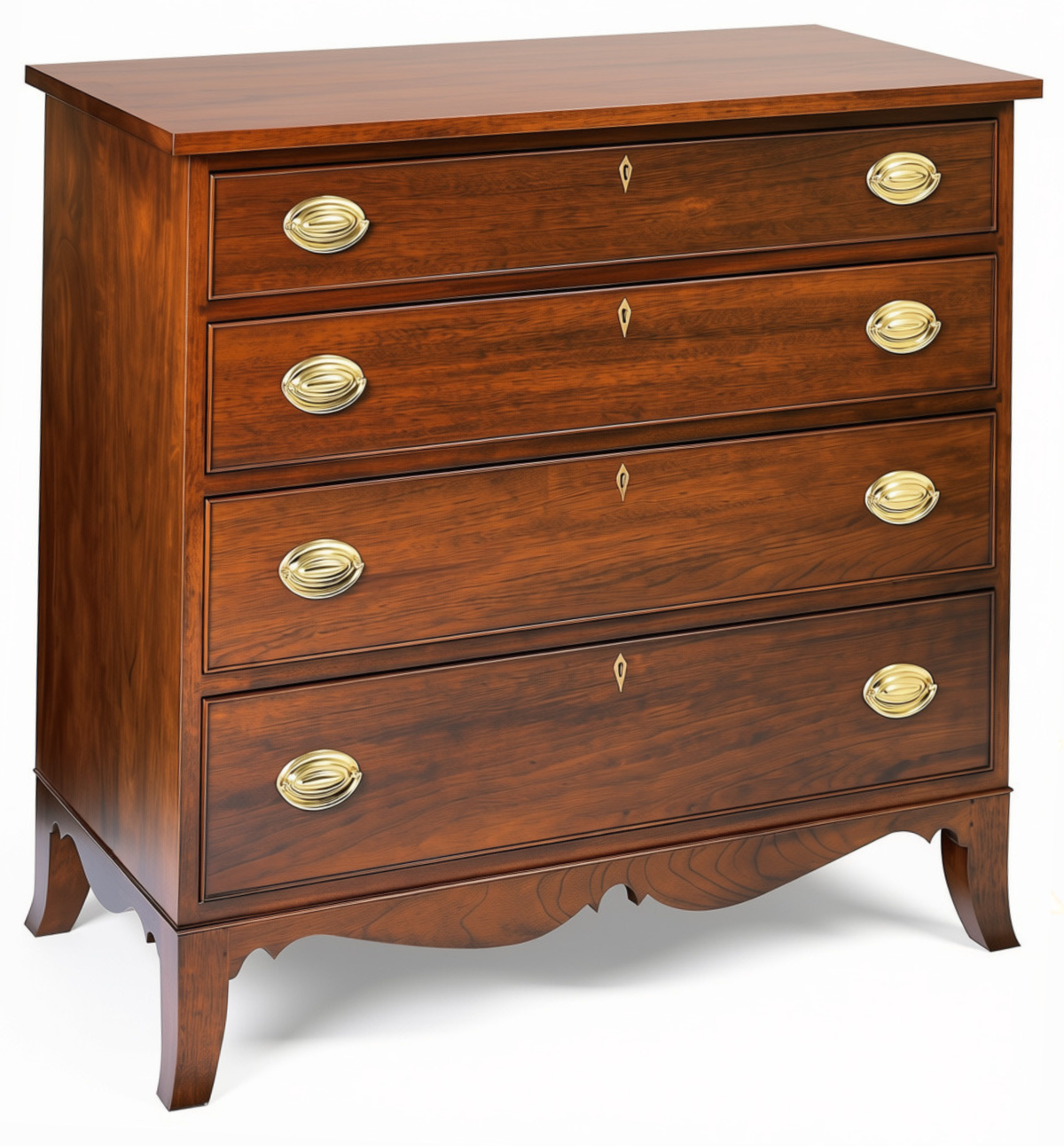 Hepplewhite 4-Drawer Chest