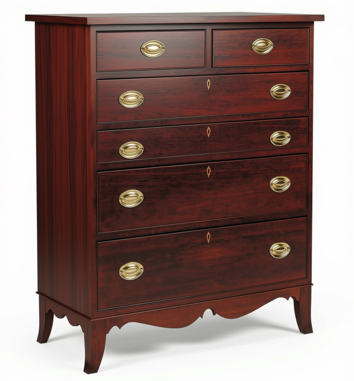 Hepplewhite 5-Drawer Chest