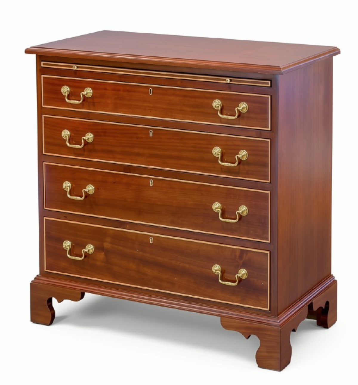Chippendale Bachelor's Chest with Drawers