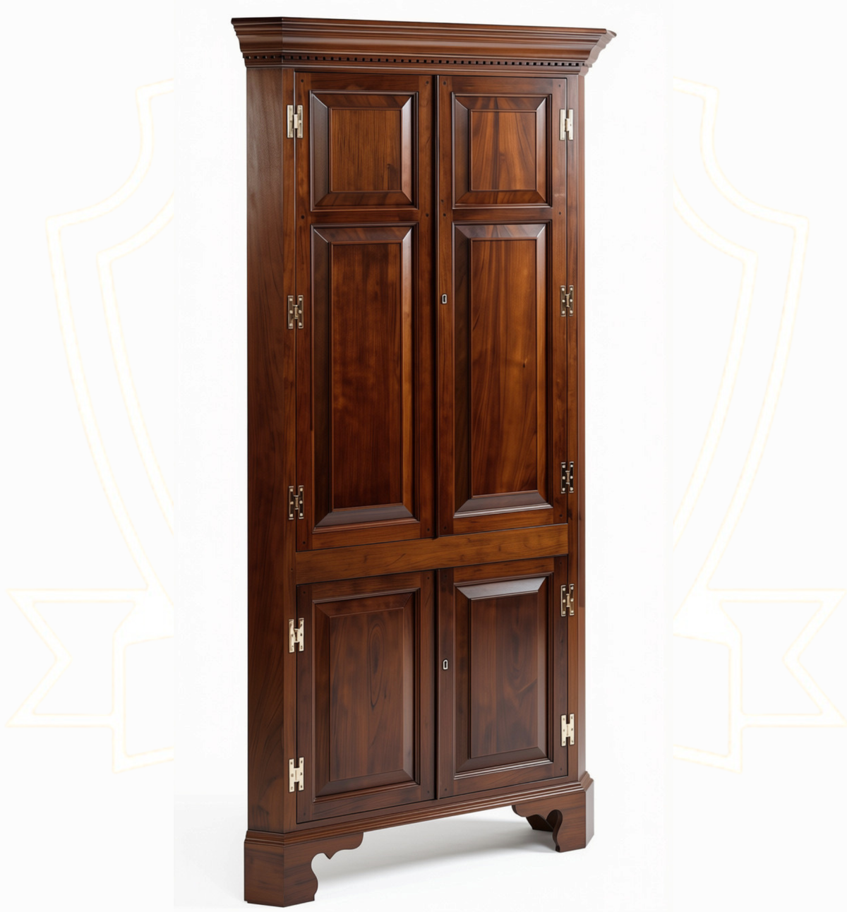 Chippendale Corner Cupboard 29"