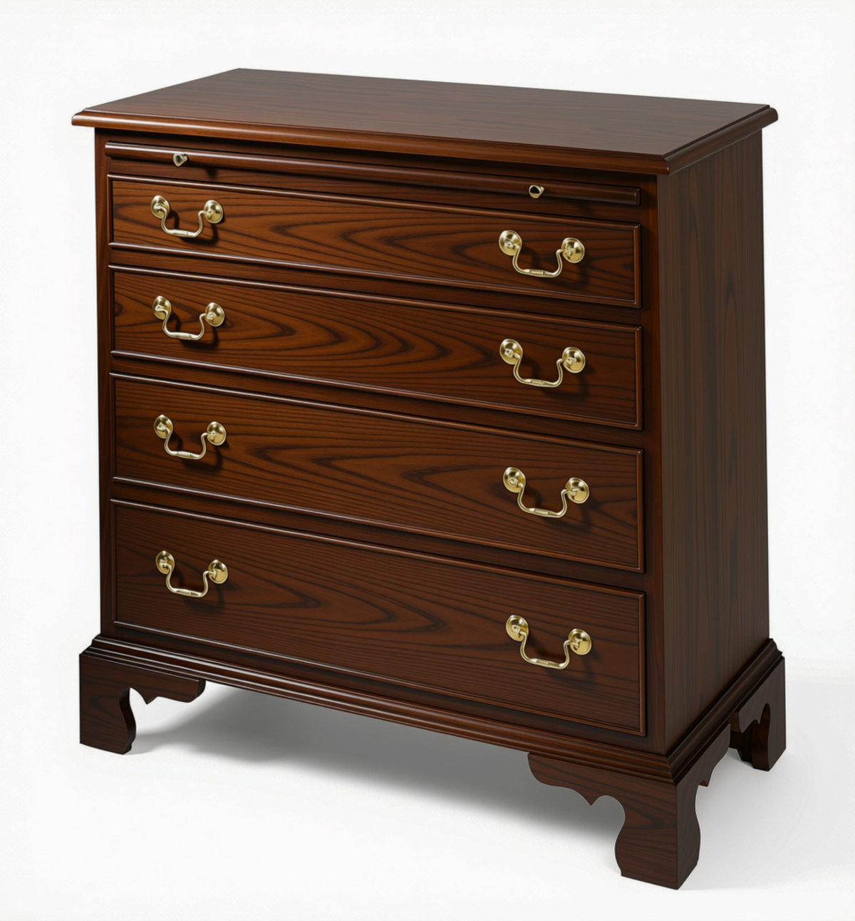 Chippendale Bachelor's Chest with Drawers