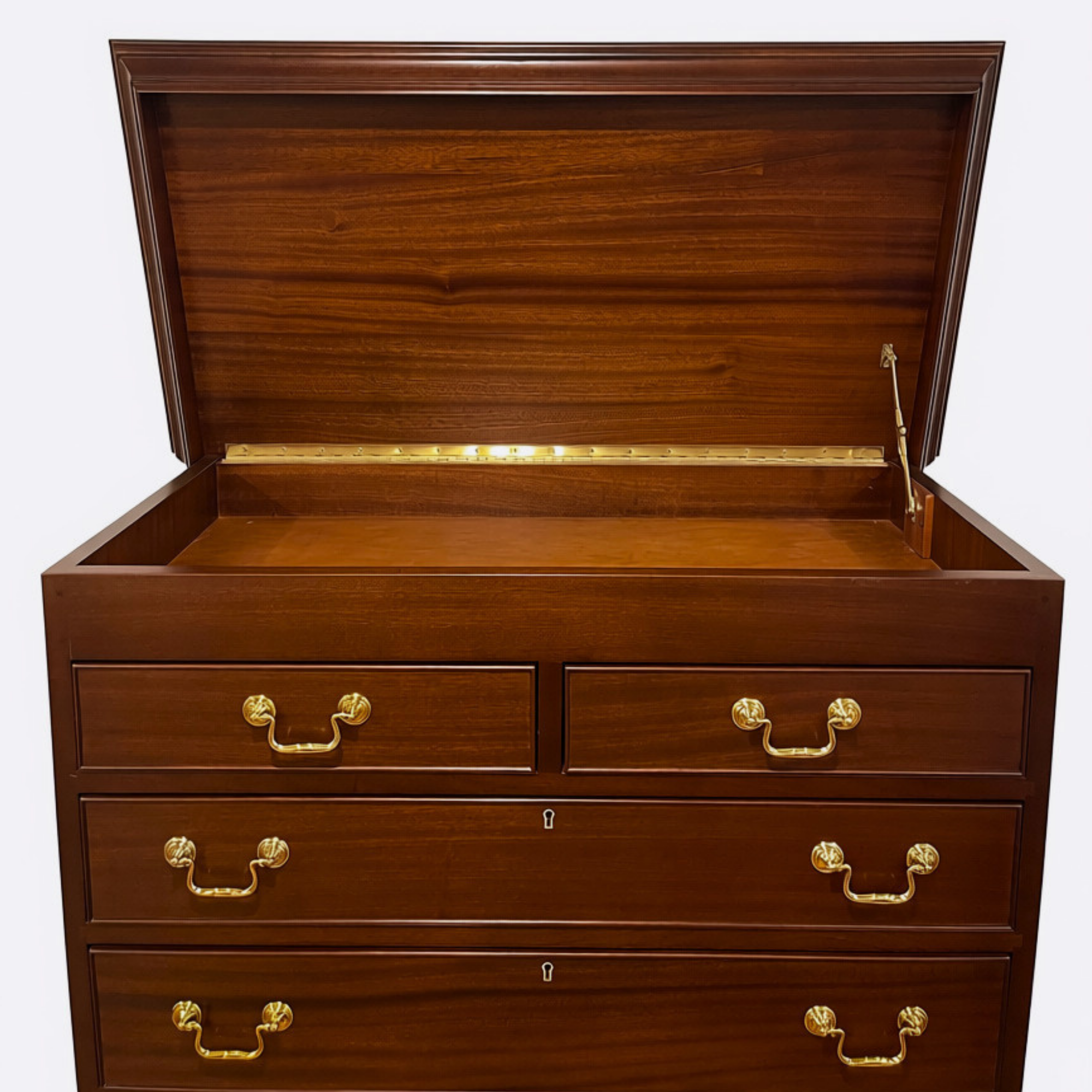 Chippendale Chest on Chest