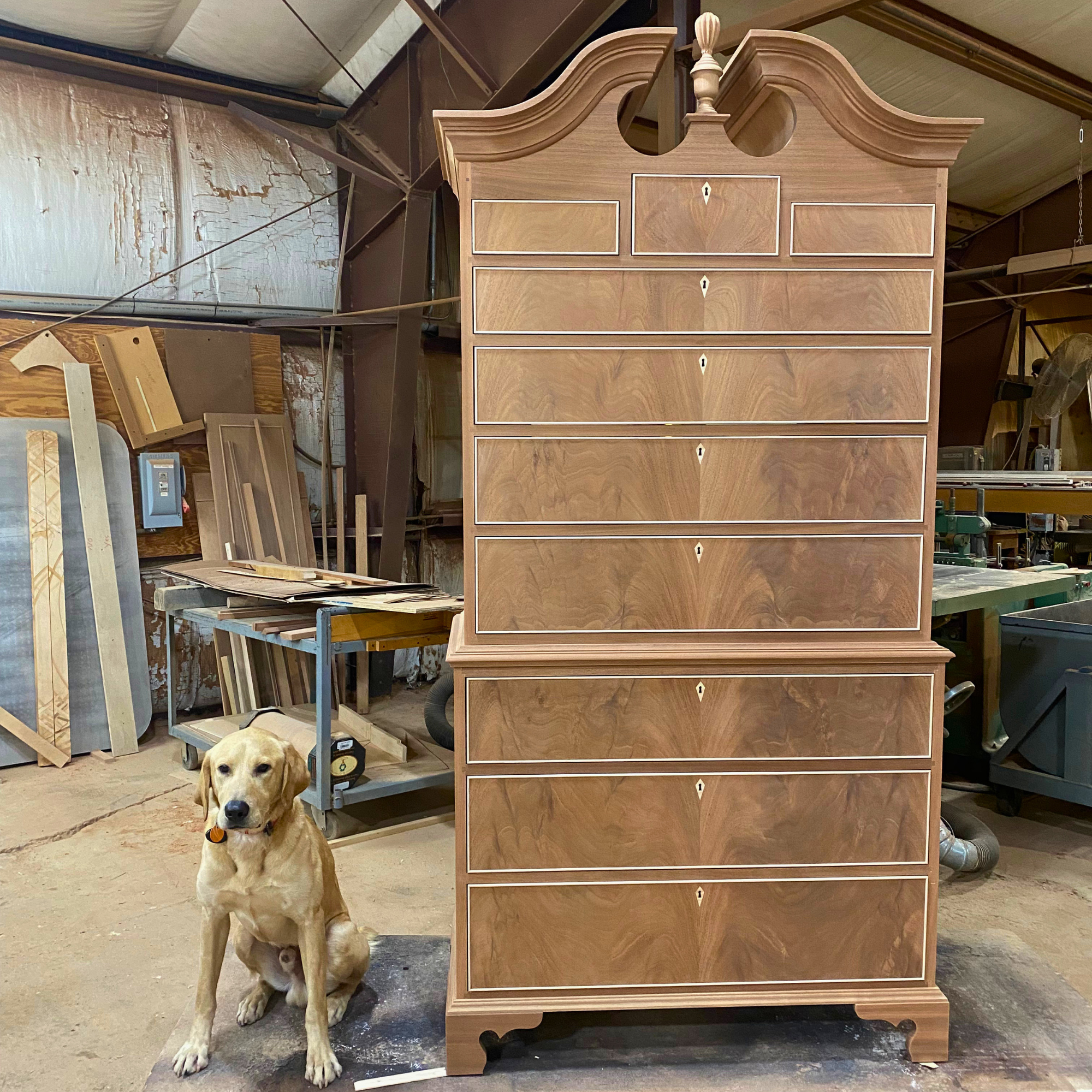 Charleston Chest with Full Bonnet