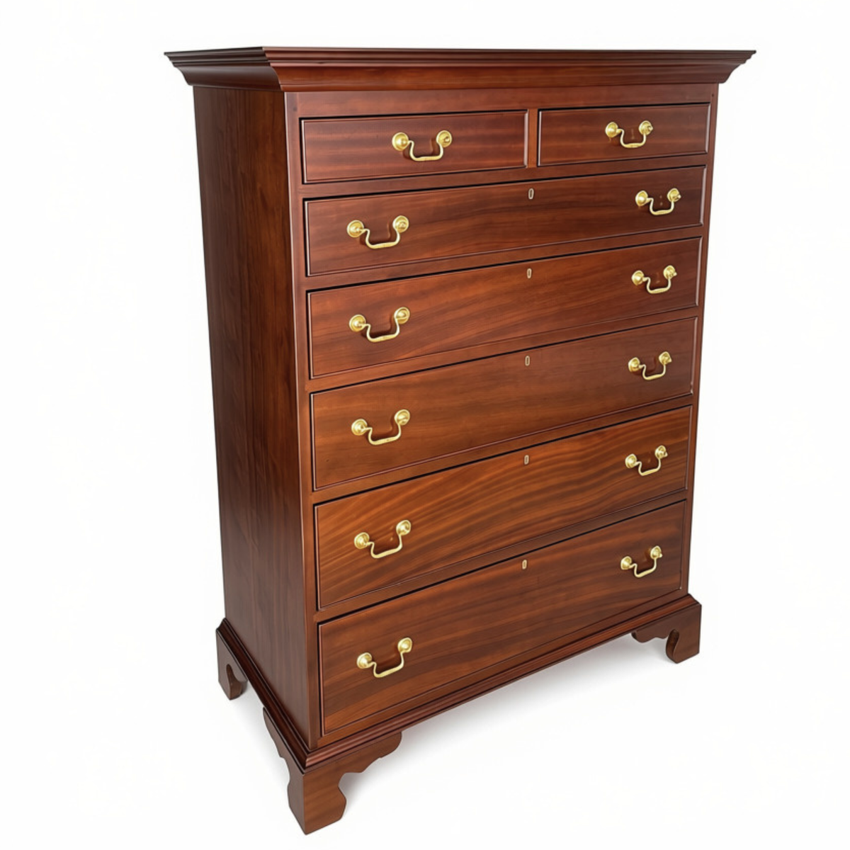 Chippendale 6-Drawer Chest