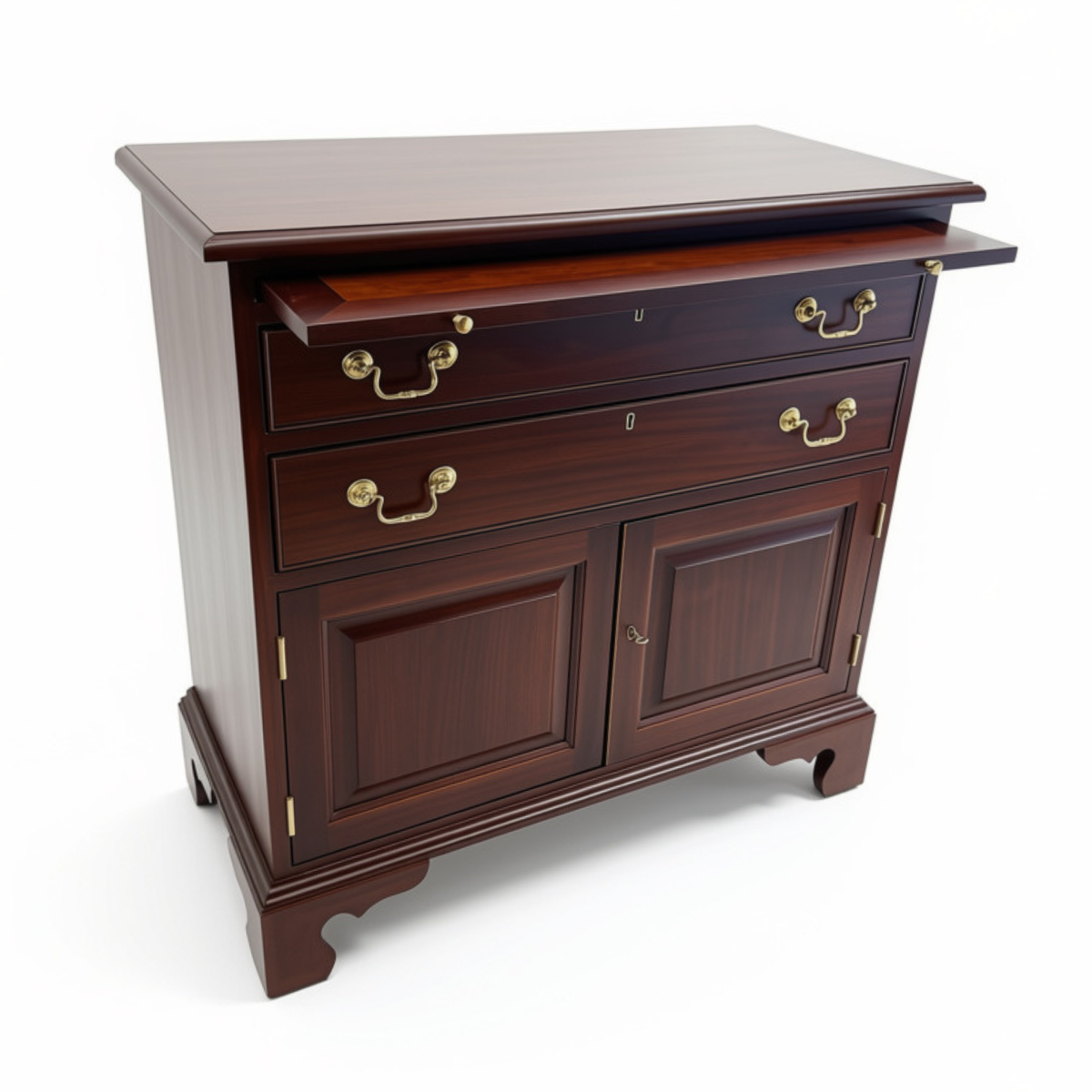 Chippendale Bachelor's Chest with Doors