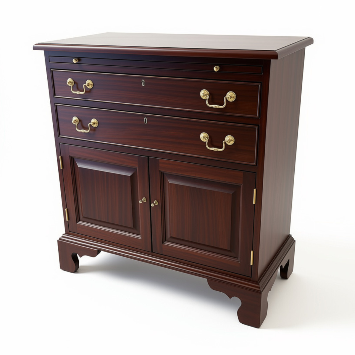 Chippendale Bachelor's Chest with Doors