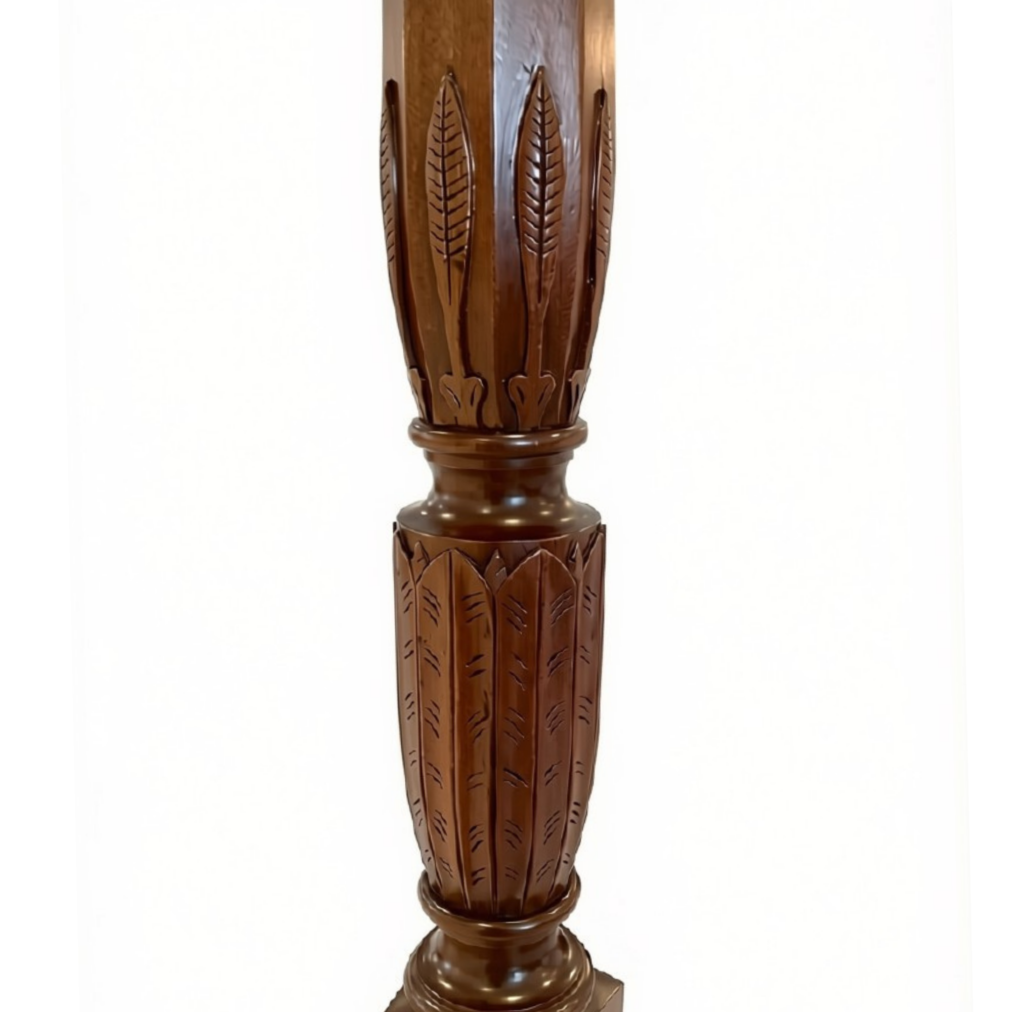 Virginia Bed 4" Hand Carved Posts