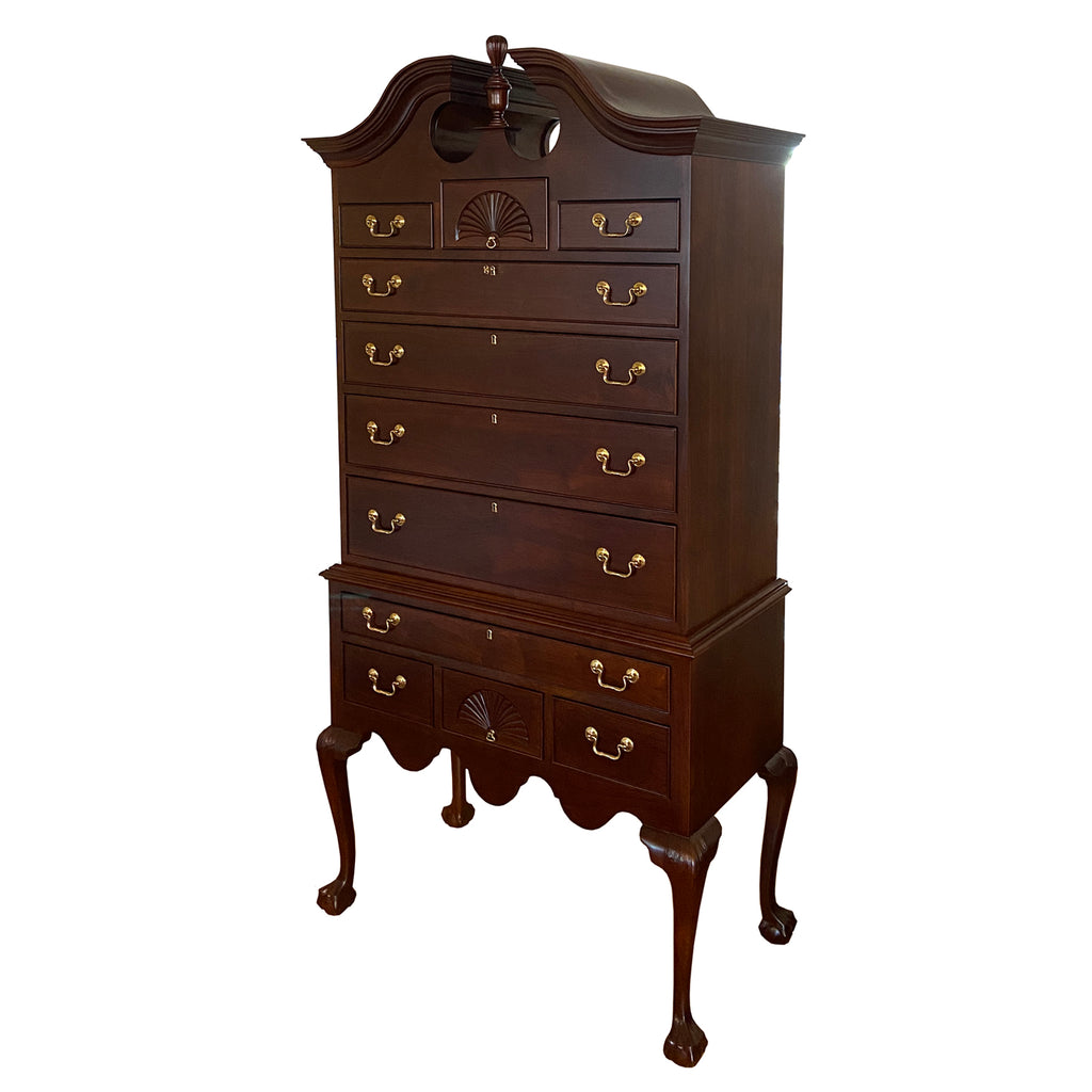 Queen Anne Full Bonnet Highboy Default Title #MWS Options 679711600