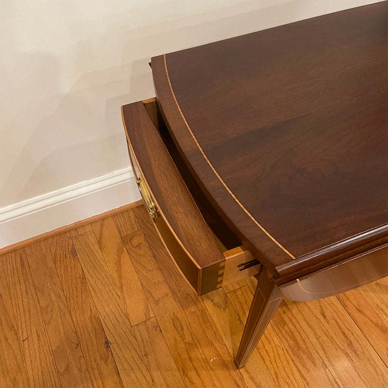 Pembroke Table with Curved Front