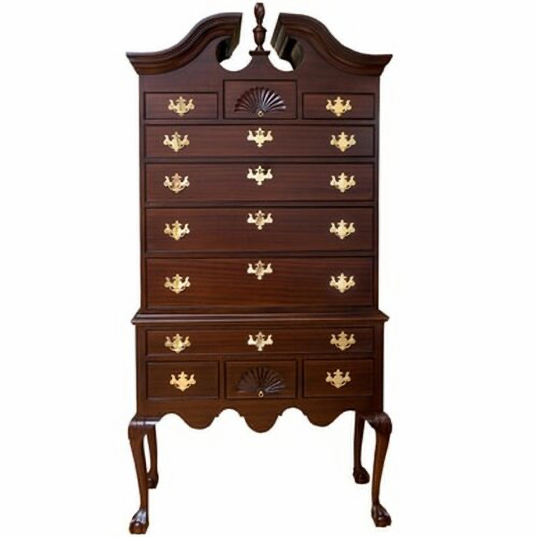 Bruton Full Bonnet Highboy - CW Collection